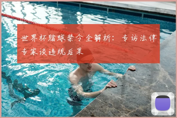 世界杯赌球禁令全解析：专访法律专家谈违规后果