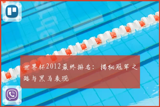 世界杯2012最终排名:揭秘冠军之路与黑马表现